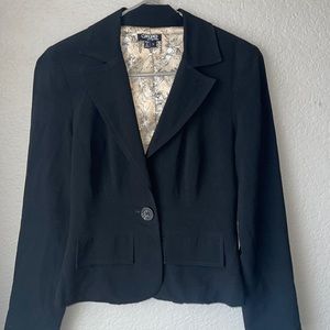 XOXO Signature Black Blazer Suit Jacket